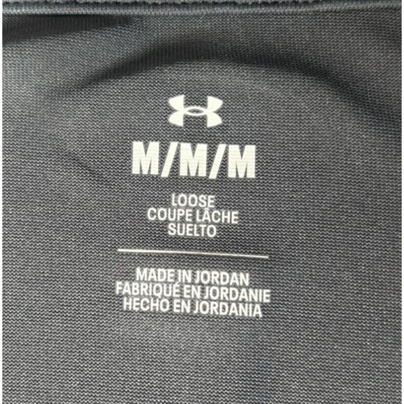Under Armour Women's V-Neck SS T-Shirt Size Medium Loose Fit 100% Polyester NEW - Picture 5 of 11